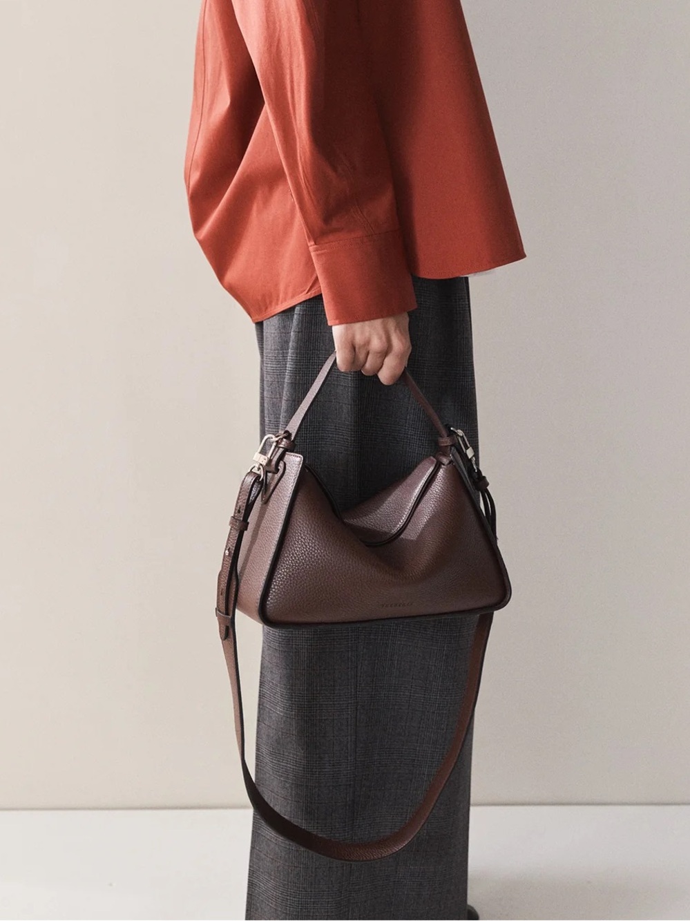 The Horse | NWT Clementine Bag | Coffee Pebbled Leather - Picture 6 of 8